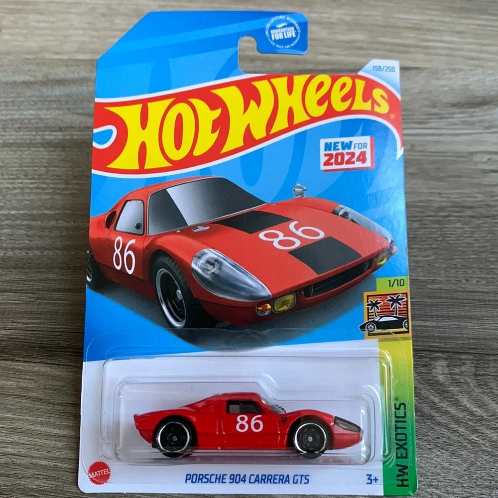 Hot Wheels Porsche 904 Carrera GTS HW Exotics 86 Red Racing Car Hotwheels 🆕 2024